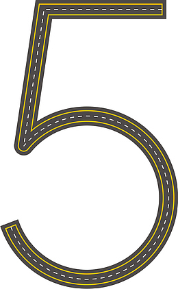 创意公路数字5