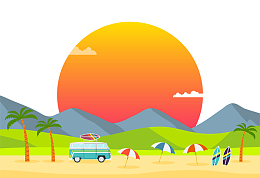 夏天自驾旅游