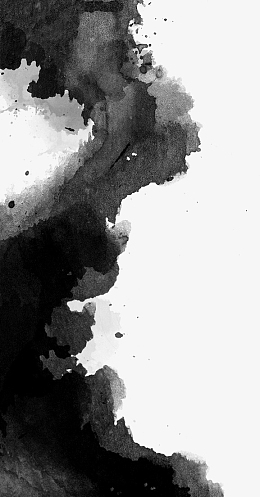 png黑白云朵对话框pngpng水墨标题框莱pngpng墨迹中国风古风水墨元素