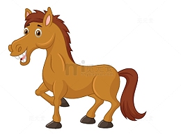 卡通动物小马