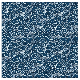 祥云蓝色花纹纹理