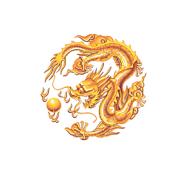 一条环形的金龙