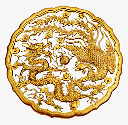 环形龙凤的纹样