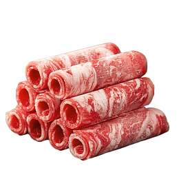 牛肉卷，羊肉卷，羊肉卷一盘，一盘牛肉卷