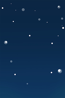 手绘风渐变星空背景