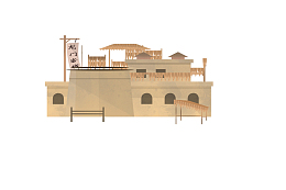 免扣古代建筑图