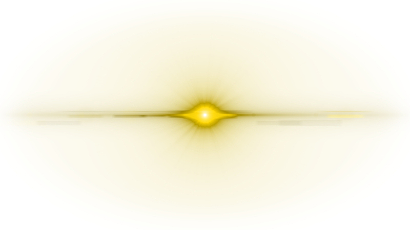 光效透明光效黄色横线光团