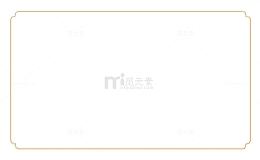 中秋复古边框中式简约框