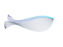 摩尔纹鲸鱼元素