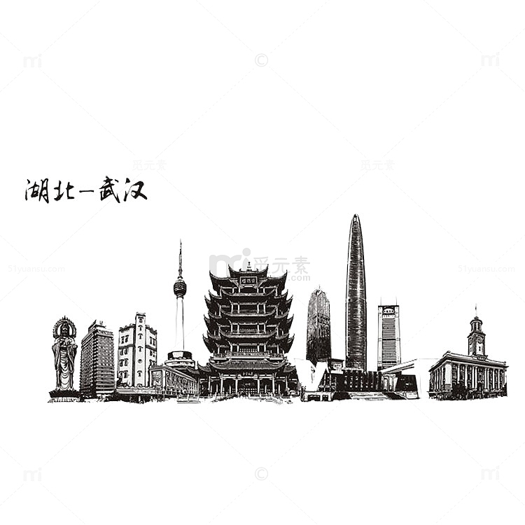 武汉城市剪影