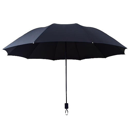 一把深蓝色色雨伞