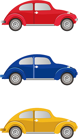 小汽车卡通车