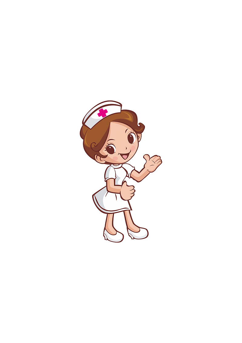 护士卡通温馨提示
