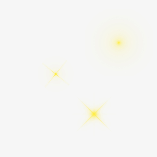 光线黄色闪光点