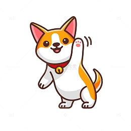 可爱小狗-免扣元素