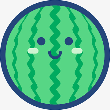 圆形 西瓜 png 免扣