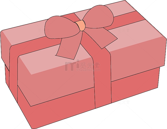 礼物礼品盒矢量图