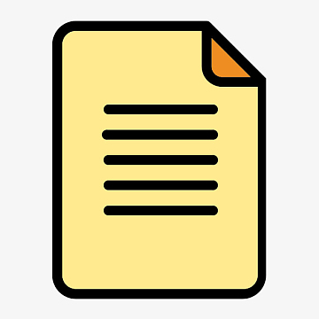 文档 卡通 png 免扣