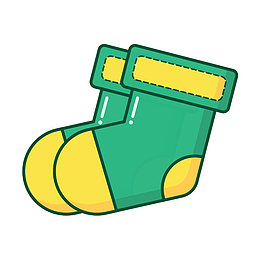 袜子 卡通 PNG 免扣