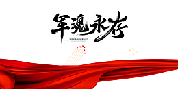 建军节军魂永存绸缎飞机鸽子