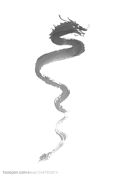 中国龙 国潮 png 中国风 元素 水墨