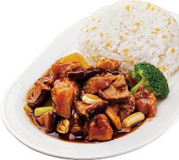 香菇滑鸡套饭