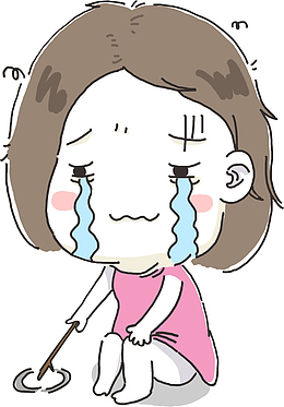 哭泣卡通人物哭