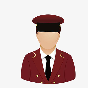 卡通公务员头像