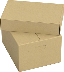 快递箱纸盒仓库的包装箱子