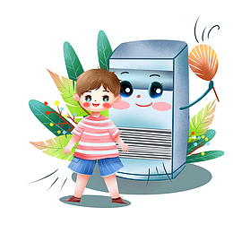 夏天吹空调的人