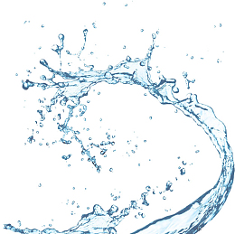 动感水流飞溅