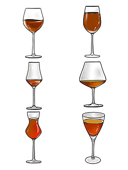 酒杯红酒杯鸡尾酒酒杯