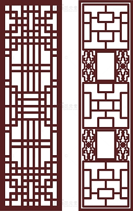 古风仿古镂空门