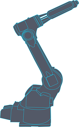 矢量机械臂插画