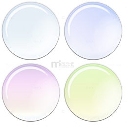 圆形水晶按钮对话框