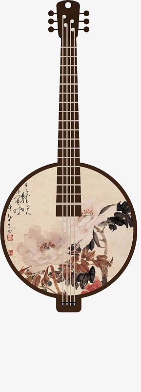 古典手绘艺术琵琶乐器(1134x1700)共130个作品端午130端午共113个作品