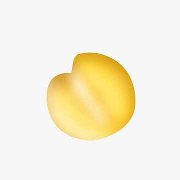 卡通手绘黄小米 杂粮 小米粒元素