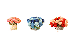 手工DIY花束盆栽