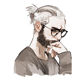 沉思的男人免扣素材