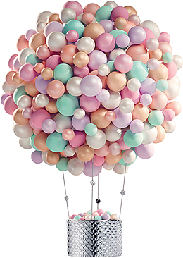 礼物 气球 绿五彩 购物  旅游 氢气球