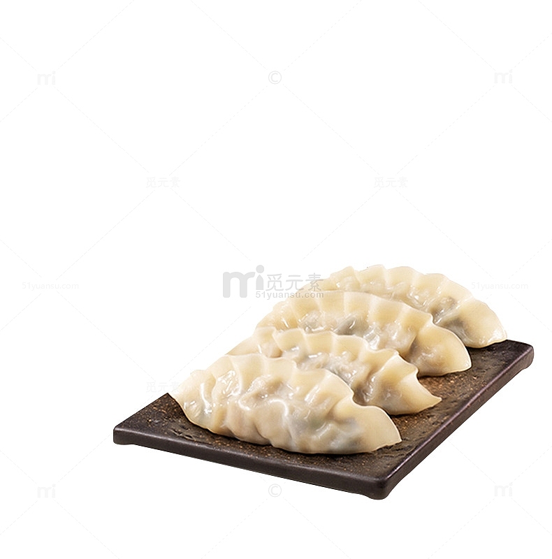 盘装饺子蒸饺
