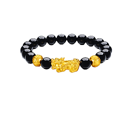 黄金 貔貅手串