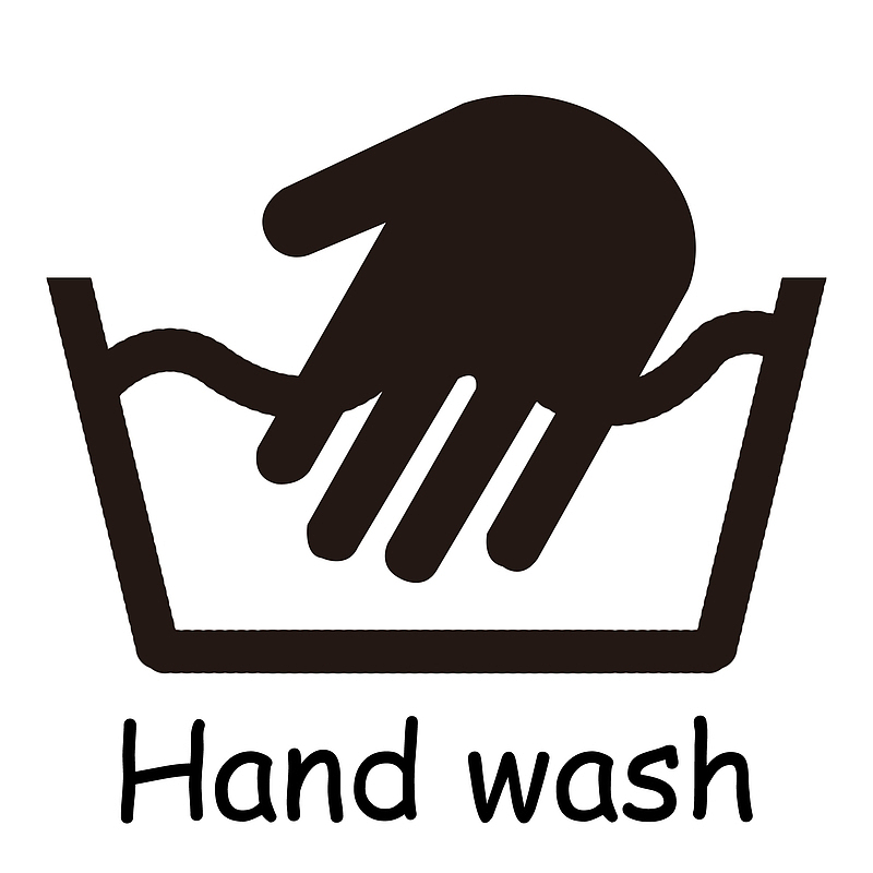 手洗英文水洗标识