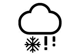 雨夹雪天气示意图