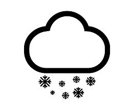 大雪天气示意图