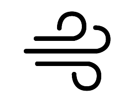 大风天气示意图