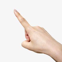 手指食指点击触摸