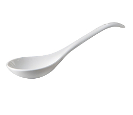 白色的陶瓷勺子