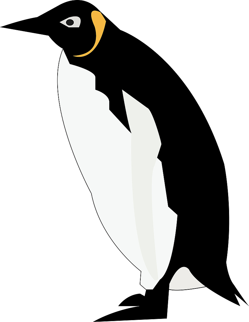 企鹅简笔插画