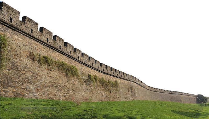 古代雄伟的城墙